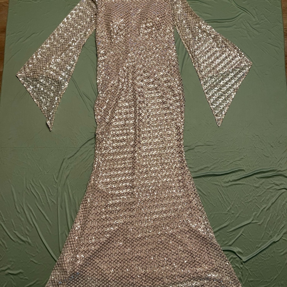 Elegant Sequin Evening Gown